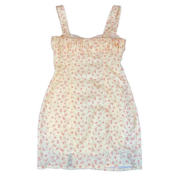 Princess Polly Freya Mini Dress Yellow Size 2 - Picture 8 of 8